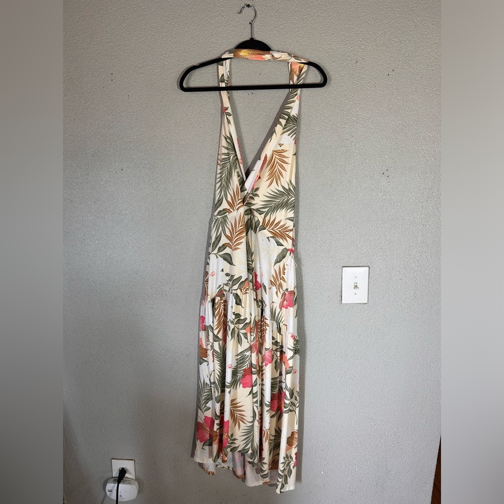NWT Lane Bryant cross front halter maxi dress size 18/20 petite - Picture 4 of 8